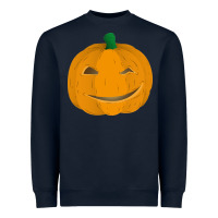 Navy pumpkin Heavyweight Sweatshirt - artisFamous