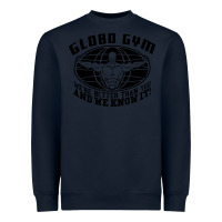 Navy globo gym Heavyweight Sweatshirt - artisFamous