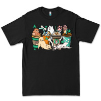 Black Dog coffee cups Premium Tee - HowdyJamesFarm
