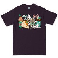 Plum Dog coffee cups Premium Tee - HowdyJamesFarm