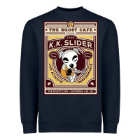 Navy the roost cafe Heavyweight Sweatshirt - artisFamous