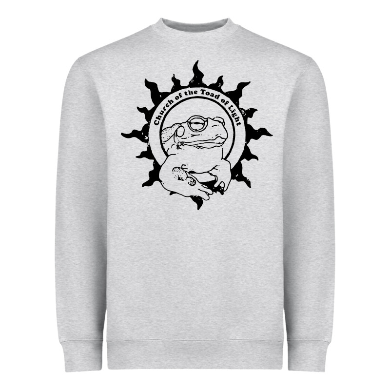 Church Of The Toad Of Light Psychedelic Frog Heavyweight Sweatshirt by artisFamous | Teevron
