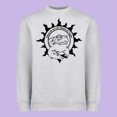 Church Of The Toad Of Light Psychedelic Frog Heavyweight Sweatshirt Designed By Artisfamous