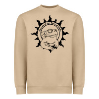 Mushroom church of the toad of light psychedelic frog Heavyweight Sweatshirt - artisFamous