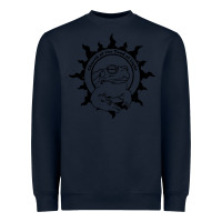 Navy church of the toad of light psychedelic frog Heavyweight Sweatshirt - artisFamous