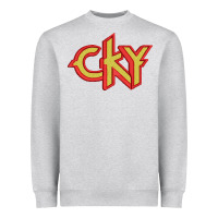 Heather Grey cky Heavyweight Sweatshirt - artisFamous