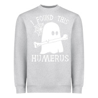 Heather Grey halloween i found this skeleton Heavyweight Sweatshirt - artisFamous
