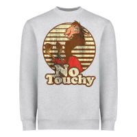 Heather Grey emperor’s new groove kuzco llama no touchy Heavyweight Sweatshirt - artisFamous