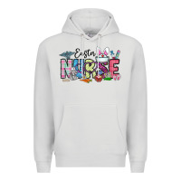 Dove Grey easter nurse Premium Hoodie - CowhideDigitalArt