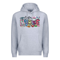 Heather Grey easter nurse Premium Hoodie - CowhideDigitalArt