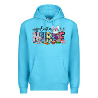 Ocean Blue easter nurse Premium Hoodie - CowhideDigitalArt