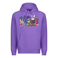 Purple easter nurse Premium Hoodie - CowhideDigitalArt