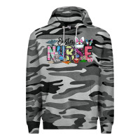 Slate Camo easter nurse Premium Hoodie - CowhideDigitalArt