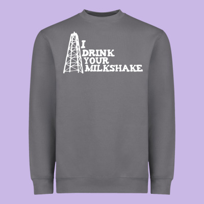 I Drink Your Milkshake Heavyweight Sweatshirt Designed By Artisfamous