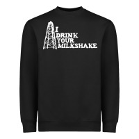 Black i drink your milkshake Heavyweight Sweatshirt - artisFamous