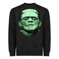 Black frankenstein Heavyweight Sweatshirt - artisFamous