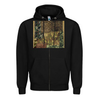 Black camouflage leopard patches Zipper Hoodie - BarkalooDesign