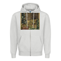 Dove Grey camouflage leopard patches Zipper Hoodie - BarkalooDesign