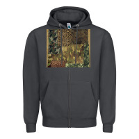 Smoke camouflage leopard patches Zipper Hoodie - BarkalooDesign