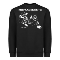 Black let it be the replacements Heavyweight Sweatshirt - artisFamous