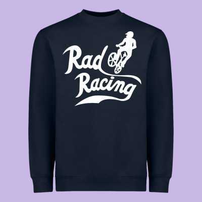 Rad Racing Cycle Classic Heavyweight Sweatshirt Designed By Artisfamous