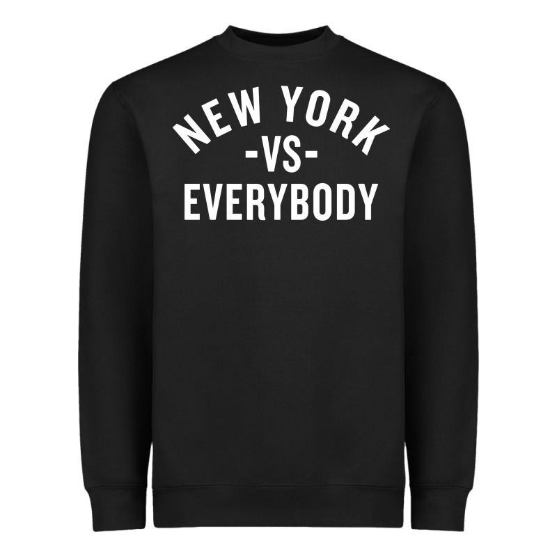 New York Vs Everybody Heavyweight Sweatshirt by artisFamous | Teevron