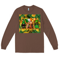 Chestnut St. Patrick's Day gnome Long Sleeve Tee - FaDigitalArtStudio