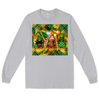 Moon Dust St. Patrick's Day gnome Long Sleeve Tee - FaDigitalArtStudio