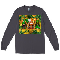 Smoke St. Patrick's Day gnome Long Sleeve Tee - FaDigitalArtStudio