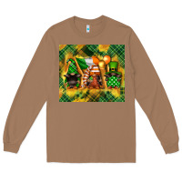 Toasted Coconut St. Patrick's Day gnome Long Sleeve Tee - FaDigitalArtStudio