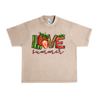 Love Summer Strawberry Urban Heavy Tee | Teevron
