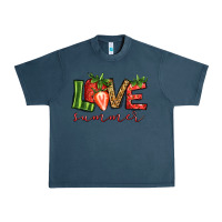 Midnight Navy love summer strawberry Urban Heavy Tee - Jasminsmagicworld