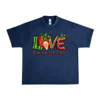 Navy love summer strawberry Urban Heavy Tee - Jasminsmagicworld
