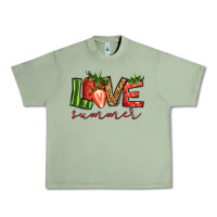 Oil Green love summer strawberry Urban Heavy Tee - Jasminsmagicworld