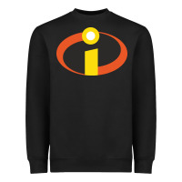Black incredibles crop top Heavyweight Sweatshirt - artisFamous