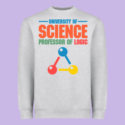 University Of Science Professor Of Logic Heavyweight Sweatshirt Designed By Artisfamous