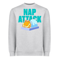 Heather Grey nap attack Heavyweight Sweatshirt - artisFamous
