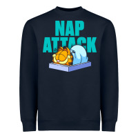 Navy nap attack Heavyweight Sweatshirt - artisFamous