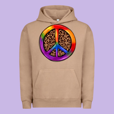 Peace Sign Pride Urban Hoodie Designed By Jahusdesignshop
