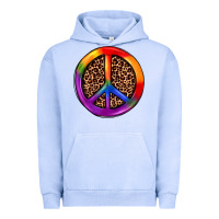 Pigment Grape Ice peace sign pride Urban Hoodie - JahusDesignShop