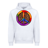 White peace sign pride Urban Hoodie - JahusDesignShop
