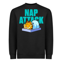 Black nap attack Heavyweight Sweatshirt - artisFamous