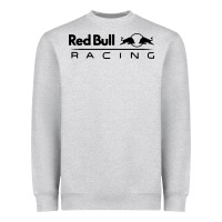 Heather Grey red racing Heavyweight Sweatshirt - artisFamous