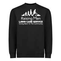 Black raising men lawn care Heavyweight Sweatshirt - artisFamous