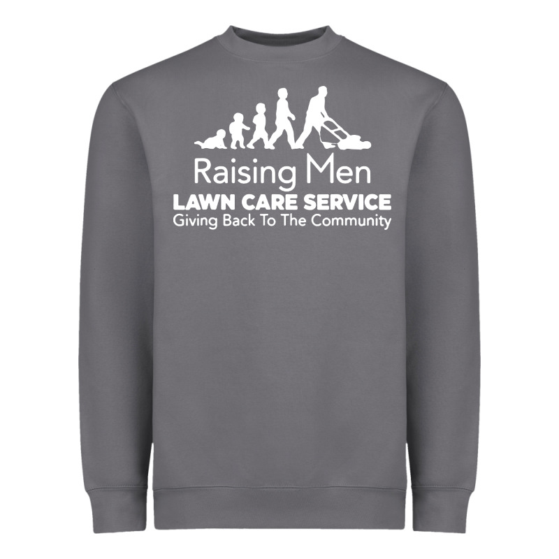 Raising Men Lawn Care Heavyweight Sweatshirt by artisFamous | Teevron
