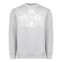 Heather Grey row the boat minnesota Heavyweight Sweatshirt - artisFamous