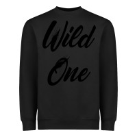 Black wild one Heavyweight Sweatshirt - artisFamous