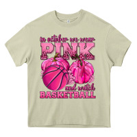 Mossy In October We Wear Pink and Watch Basketball Heavy Core Tee - texasbilliewilder