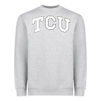 Heather Grey tcu Heavyweight Sweatshirt - artisFamous