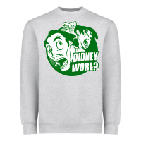 Heather Grey didney worl Heavyweight Sweatshirt - artisFamous